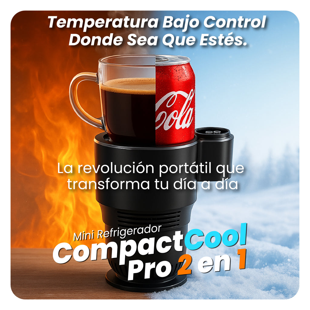 Mini Refrigerador Compact Cool Pro - 2 En 1