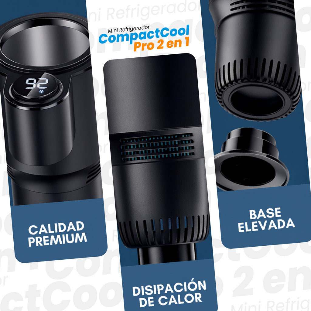Mini Refrigerador Compact Cool Pro - 2 En 1